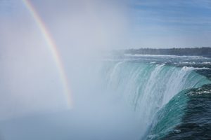 Rainbow over Niagara Falls