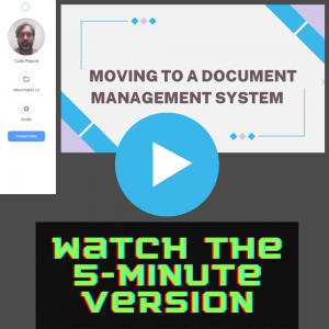 Thumbnail for document management and IT support webinar recap