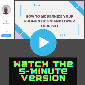 Thumbnail for How to Modernize Your Phone System webinar