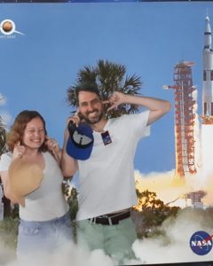 Gilleen and Colin at Kennedy Space Center