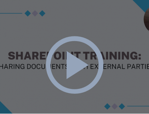 SharePoint Training: Sharing Documents with External Parties