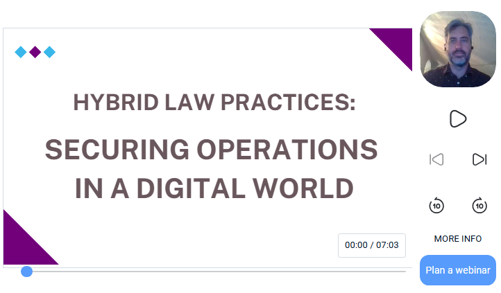 Thumbnail for hybrid law offices webinar